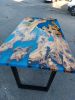 Custom live edge epoxy resin dining table, epoxy table | Tables by Brave Wood