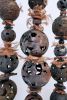"Totems of Hidden Miracle" 3-Piece Sculptural Composition | Public Sculptures by SevaCeramics. Item composed of copper and ceramic in minimalism or japandi style