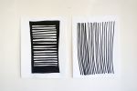 Borders I & II | Oil And Acrylic Painting in Paintings by Atelier Stumpo. Item made of paper with synthetic