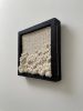 Woven wall art frame (Foam 002) | Tapestry in Wall Hangings by Elle Collins. Item composed of oak wood & cotton compatible with minimalism and mid century modern style