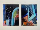 Figure study 2 | Oil And Acrylic Painting in Paintings by Alice Watt. Item made of canvas
