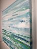 "Salt Air" Landscape Beach Painting | Oil And Acrylic Painting in Paintings by Mandy Martin Art. Item composed of canvas