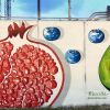 Eat Your Veggies Mural | Street Murals by Marcella Kriebel. Item made of synthetic