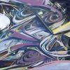 The City of the Future | Oil And Acrylic Painting in Paintings by Zahra Nazari Studios. Item made of canvas with synthetic works with contemporary & modern style
