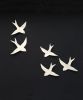 Swallows Over Morocco 5 White Birds | Wall Sculpture in Wall Hangings by Elizabeth Prince Ceramics. Item composed of stoneware in contemporary or country & farmhouse style