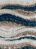 Modern Wall Hanging ''Ocean meets Sand'' | Wall Hangings by Tissage Sauvage. Item composed of wood and cotton in boho or country & farmhouse style