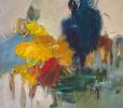 Terrain XIII | Oil And Acrylic Painting in Paintings by Elisa Gomez Art. Item composed of canvas in contemporary or modern style