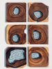 Acacia + Glass Wall Art | Wall Sculpture in Wall Hangings by Live Edge Lust. Item composed of wood and glass