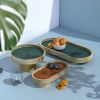 Podium Tray Oval L | Serving Tray in Serveware by Mianzi. Item made of bamboo