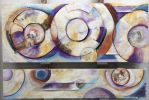 Circles Of Life | Oil And Acrylic Painting in Paintings by Gerald Huth Fine Art. Item composed of canvas and paper