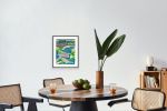 Rocky Waters - Painting on Paper | Mixed Media in Paintings by k-apostrophe. Item composed of paper compatible with boho and contemporary style