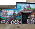 mural (motorcycle) | Street Murals by Keith Hopewell | Doncaster Motorcycles in Doncaster