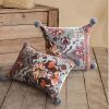 Set of 2-Handwoven Printed Cotton Cushion | Pillow in Pillows by Selligram. Item composed of cotton in mid century modern or japandi style