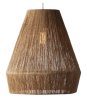 Boho Inspired Jute LIghting | Pendants by Relativity Textiles. Item made of synthetic compatible with boho style