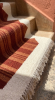 Handwoven Wool Terracotta/Rust Stair Runner | Runner Rug in Rugs by Evergreen Carpets. Item composed of wool in boho or minimalism style