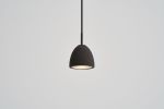 CASTLE NOIR Pendant XS / S / M / L | Pendants by SEED Design USA. Item made of concrete works with minimalism & contemporary style