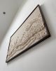 Woven wall art frame (Waves 001) | Tapestry in Wall Hangings by Elle Collins. Item composed of oak wood & cotton compatible with minimalism and contemporary style
