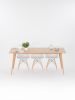 Extending White Oak Dining Table | Tables by Mo Woodwork. Item made of oak wood compatible with minimalism and mid century modern style