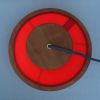 Fiery Disks Lamp | Table Lamp in Lamps by Made Cozy. Item composed of wood