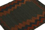 1980s Vintage Sofreh Kilim rug in Blue and Brown | Area Rug in Rugs by Rug and Kilim
