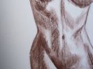 Figure study drawing | Drawings by Lina Vonti. Item made of paper
