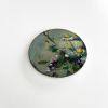 "Meadow Flowers in Brown Vase" - Wall Art | Wall Sculpture in Wall Hangings by Studio DeSimoneWayland. Item made of ceramic works with boho & contemporary style