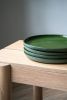 Handmade Porcelain Dinner Plates. Green | Dinnerware by Creating Comfort Lab