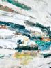 Ebb & Flow | Oil And Acrylic Painting in Paintings by Adam Collier Noel. Item made of canvas works with contemporary & coastal style
