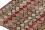Vintage Turkish Runner Rug in Beige-Brown with Diamond | Area Rug in Rugs by Rug and Kilim