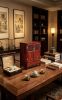 Bespoke Ming Dynasty Handcrafted Dragon Cabinet/Sideboard | Storage by Dynasty Artisan. Item composed of wood compatible with contemporary and eclectic & maximalism style