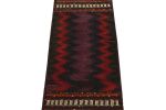 1960s Vintage Turkish Kilim rug in Purple, Midnight Blue | Area Rug in Rugs by Rug and Kilim