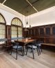 Edith Chairs | Dining Chair in Chairs by TrabÀ | Restaurant 37 in Bozen. Item made of wood