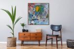 Emperors Mess — Large Square Original Abstract | Oil And Acrylic Painting in Paintings by Marcus Bacher