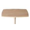 Ash Plume Side Table, Contemporary Pedestal End Table | Tables by Arid. Item composed of wood in minimalism or contemporary style