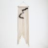 Abstract River | Macrame Wall Hanging in Wall Hangings by YASHI DESIGNS. Item composed of cotton compatible with contemporary and japandi style