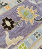 Whimsical Floral & Abstract Wool Rug – Lavender | Area Rug in Rugs by Sitara Rugs. Item made of wool works with contemporary & eclectic & maximalism style