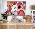 Mellow Melon | Tapestry in Wall Hangings by Pi Williams. Item made of linen