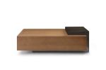 Cadiz Cocktail table Walnut | Tables by Greg Sheres. Item made of walnut with bronze