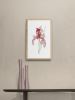 Iris No. 142 : Original Watercolor Painting | Paintings by Elizabeth Becker. Item made of paper works with minimalism & contemporary style