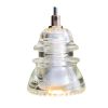 Insulator Light Pendant | Pendants by RailroadWare Lighting Hardware & Gifts | KEEN Garage in Portland. Item made of glass works with country & farmhouse & eclectic & maximalism style