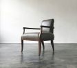 Gianni Art Deco Style Leather Lounge Armchair by Costantini | Lounge Chair in Chairs by Costantini Designñ. Item composed of wood and fabric