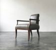 Gianni Art Deco Style Leather Lounge Armchair by Costantini | Lounge Chair in Chairs by Costantini Design. Item composed of wood and fabric