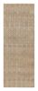 Vintage Distressed Runner Rug, Beige and Brown Geometric | Area Rug in Rugs by Rug and Kilim
