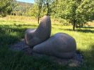 Pear Seats | Public Sculptures by Jim Sardonis. Item composed of bronze and granite