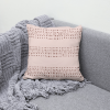 Mauve Pillow Cover | 3 Rows of Wine Hued Dots | Cushion in Pillows by SewLaCo. Item composed of cotton