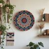 Large Basket for Boho Wall Decor, Woven wall basket | Macrame Wall Hanging in Wall Hangings by Sarmal Design. Item made of cotton & fiber compatible with boho and contemporary style