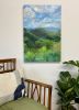 Higher Places | Oil And Acrylic Painting in Paintings by Julia Lawing Fine Art. Item made of canvas & synthetic