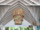 The Tropical 3 tier | Chandeliers by Mud Studio, South Africa. Item composed of stoneware