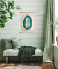 WITHIN TURQUOISE | Woven Tapestry | Wall Hangings by Melodie Nicolle. Item composed of fiber compatible with boho and contemporary style