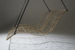 Studio Stirling - Double Recliner Daybed in Gold | Swing Chair in Chairs by Studio Stirling. Item made of steel